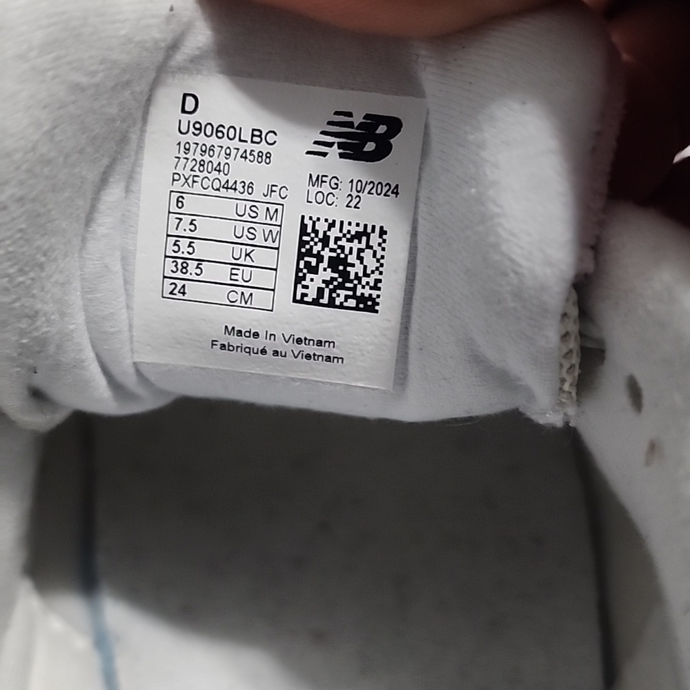 New Balance Women's Pink and Cream Sneakers - Picture 3 of 7